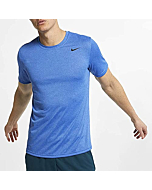 Nike DRY TEE LGD 2.0 718833, Light Game Royal Htr/Black, X-Large