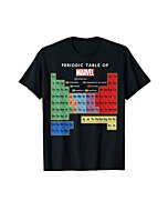 Marvel Ultimate Periodic Table Of Elements Graphic T-Shirt