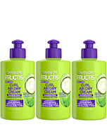 Garnier Fructis Curl Nourish Air Dry Cream, Sulfate Free Defining Butter Leave-in Conditioner, 10.2 Fl Oz, 2 Count (Packaging May Vary)