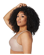 Glamorise Womens MagicLift Minimizer Wirefree #1003 Full Coverage Bra, Café, 42DD US