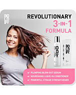 Boldify 3X Biotin Hair Thickening Serum - Get Thicker Hair Day One - Natural 3-in-1 Hair Retention, Leave-In Conditioner & Plumping Blow Out Treatment - Healthy Looking Hair Growth - 4oz