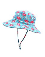 Home Prefer UPF 50+ Kids Safari Hat Summer Bucket Hat for Girls Sun Protection Hat Flamingo #52