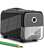 ZMOL Electric Pencil Sharpeners,Heavy Duty Classroom Pencil Sharpeners for 6.5-8mm No.2/Colored Pencils,Automatic Commercial Industrial Pencil Sharpener,Best School Pencil Sharpener,Auto-Stop