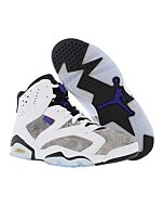 Nike Mens Air Jordan 6 Retro Leather Basketball Shoes White/Dark Concord/Black/Infrared 23 CI3125-100 Size