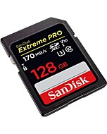 SanDisk 128GB Extreme PRO SDXC UHS-I Card - C10, U3, V30, 4K UHD, SD Card - SDSDXXY-128G-GN4IN