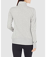 Amazon Essentials Women's Studio Terry Long-Sleeve Full-Zip Jacket, Light Grey Heather, Medium