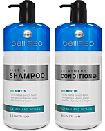 Biotin Shampoo and Conditioner Set for Hair Growth | Thickening Hair Loss Shampoo Treatment | Regrowth Shampoo & Conditioner for Dry Normal Oily & Color Treated Hair