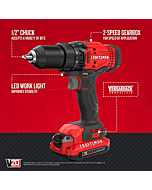 CRAFTSMAN V20* Cordless Drill Combo Kit, 7 Tool (CMCK700D2)