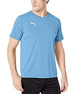 PUMA Men's Liga Core Jersey, Silver Lake Blue/Black, S