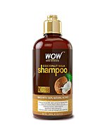 WOW Skin Science Natural Coconut Milk Shampoo - Hair Growrth Shampoo - Coconut Oil Milk Shampoo - Curly Hair Shampoo & Wavy Hair Shampoo for Men & Women - Hydrating Shampoo No Sulfates No Parabens