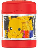 THERMOS FUNTAINER 10 Ounce Stainless Steel Vacuum Insulated Kids Food Jar, Pokemon