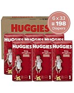 Baby Diapers Size 1, 198 Ct, Huggies Little Snugglers