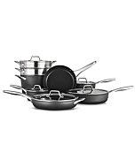 Calphalon 13-Piece Pots and Pans Set, Nonstick Kitchen Cookware with Stay-Cool Handles and Steamer Insert, Dishwasher and Metal Utensil Safe, Black