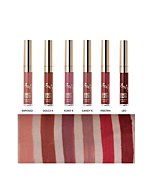 6PCS Matte Liquid Lipstick Set Non-Stick Cup Waterproof Long Lasting Birthday Edition Durable Liquid Lipgloss Beauty Cosmetics Makeup Set Gifts for Women Girls