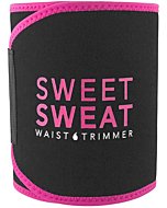 Sweet Sweat Waist Trimmer, by Sports Research - Get More From Your Workout - Sweat Band Increases Stomach Temp to Cut Water Weight - Gym Waist Trainer Belt for Women & Men - Faja para Hacer Ejercicios