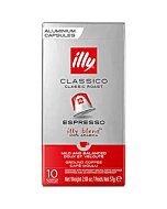 Illy Espresso Single Serve Coffee Compatible Capsules, 100% Arabica Bean Signature Italian Blend, Classico Medium Roast, 10 Count