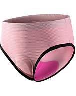 beroy Women Cycling Shorts Underwear,Ladies Bike Shorts with Padding(M Pink)