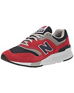 New Balance Men's 997H V1 Lifestyle Sneaker, Team Red/Pigment, 4.5