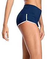 CADMUS Women's Workout Yoga Gym Shorts,1301,Navy Blue,X-Small