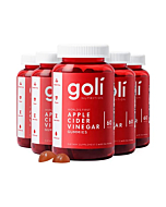 Goli Apple Cider Vinegar Gummy Vitamins - 300 Count - Vitamins B9 & B12, Gelatin-Free, Gluten-Free, Vegan & Non-GMO