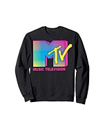 MTV Logo Fluorescent Colors Sweatshirt