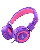 Elecder i37 Kids Headphones for Children Girls Boys Teens Foldable Adjustable On Ear Headphones with 3.5mm Jack for Cellphones Computer MP3/4 Kindle School