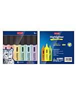 ZEYAR Highlighter, Pastel Colors Chisel Tip Marker Pen, Assorted Colors, Water Based, Quick Dry (6 Macaron Colors)