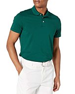 Amazon Essentials Men's Slim-Fit Quick-Dry Golf Polo Shirt, Forest Green, X-Small