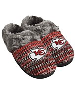 FOCO NFL Kansas City Chiefs Womens Peak Slide SlippersPeak Slide Slippers, Team Color, Medium (7-8)