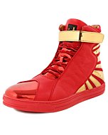 Negash Mens Amun Ra Red Sneakers High Top Chukka Boots for Man（13，Red）