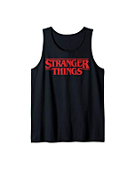 Netflix Stranger Things Simple Red Logo Tank Top