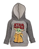 STAR WARS The Mandalorian Baby Yoda Baby Boys Fleece Hoodie Pants Set Grey 12 Months