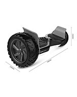 HYPER GOGO Off Road, Electric Self Balancing All Terrain Hoverboard with Built-in Speaker and LED Lights, UL2272 Certified, 8.5 Inch