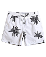 maamgic Mens Quick Dry Printed Short Swim Trunks with Mesh Lining Swimwear Bathing Suits X-Large