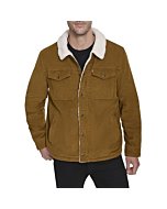 Levi's Men's Corduroy Sherpa Trucker Jacket, Brown, X-Small