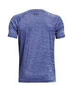 Under Armour Boys' Tech Split Logo Hybrid Short-Sleeve T-Shirt , Royal Blue (400)/Black, Youth Large