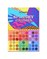 UCANBE 54 Colors Splashy Candies Eyeshadow Palette, Highly Pigmented Matte Shimmer Soft Creamy Glitter Rainbow Bright Powder Eye Shadow Blendable Waterproof Long Lasting Makeup Pallet…