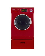 Equator Merlot All-in-one Compact Combo Washer Dryer with Pedestal Storage Drawer