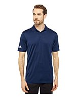 adidas Golf Men's Performance Primegreen Polo Shirt, Navy, Small