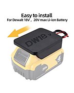 Power Wheels Adaptor for dewalt 20V Battery for dewalt 18V Dock Power Connector 12 Gauge Robotics