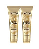 Pantene Hair Mask, Miracle Rescue Deep Conditioning Treatment, Hydrate Dry Hair, Twin Pack, 8 Oz Each