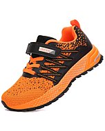 KUBUA Kids Sneakers for Boys Girls Running Tennis Shoes Lightweight Breathable Sport Athletic A Red