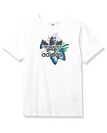 adidas Originals Girls' Her Studio London Collab Tee, White, Medium