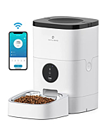 PETLIBRO Automatic Cat Feeders, Cat Food Dispenser with Customize Feeding Schedule, Timed Cat Feeder with Interactive Voice Recorder, Automatic Pet Feeder for Cat Dog 1-4 Meals Dry Food 4L