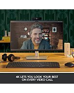 Logitech BRIO Ultra HD Webcam for Video Conferencing, Recording, and Streaming - Black