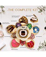 CoralBeau Luxurious Makeup Set for Women - Flower Shaped, Makeup Kit for Teen Girls - Adult Flower Makeup Kit