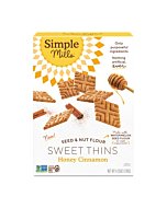 Simple Mills Sweet Thins Cookies, Seed and Nut Flour, Honey Cinnamon - Gluten Free, Paleo Friendly, Healthy Snacks, 4.25 Ounce (Pack of 1)