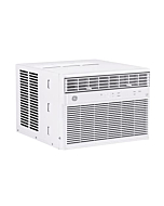 GE Window Air Conditioner 14000 BTU, Wi-Fi Enabled, Energy-Efficient Cooling for Large Rooms, 14K BTU Window AC Unit with Easy Install Kit, Control Using Remote or Smartphone App