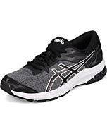 ASICS Kid's GT-1000 10 Grade School Running Shoes, 1, Black/White