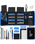 STREBITO Screwdriver Sets 142-Piece Electronics Precision Screwdriver with 120 Bits Magnetic Repair Tool Kit for iPhone, MacBook, Computer, Laptop, PC, Tablet, PS4, Xbox, Nintendo, Game Console